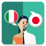 italian-japanese translator android application logo